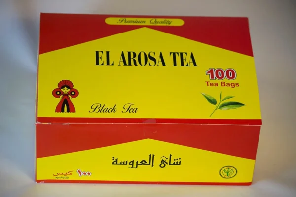 Al Arosa Egyptian Tea Bags Premium Flavor, 100 Tea Bags